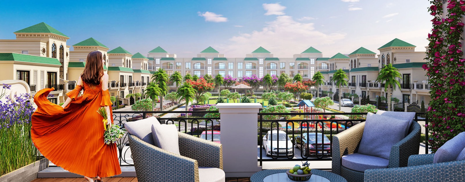 Omaxe City Bareilly - Master Panoramic Perspective